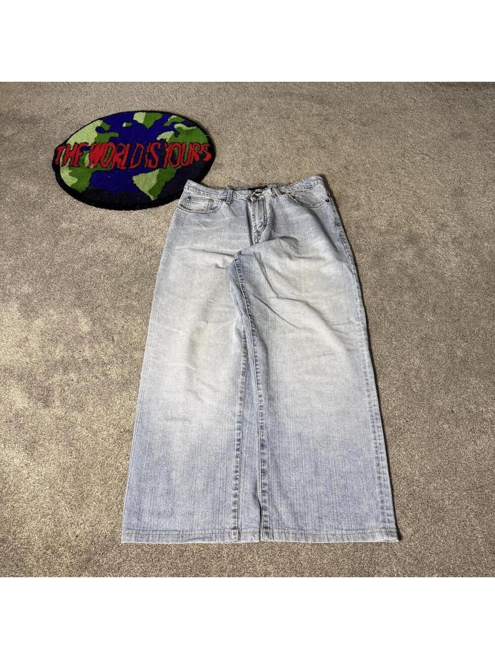 y2k vintage baggy sean john denim jeans
